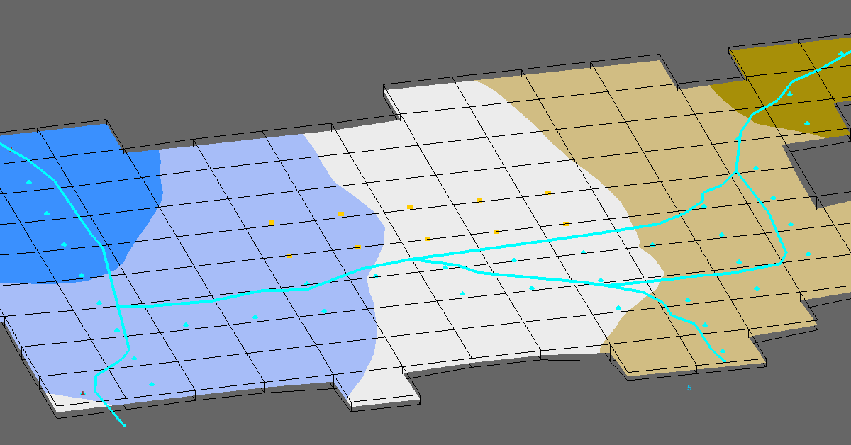 MODFLOW SFR2 river aquifer interaction